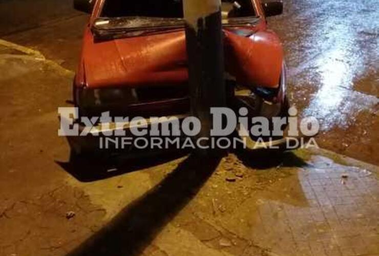 Imagen de Hace momentos: Fuerte accidente de un automóvil