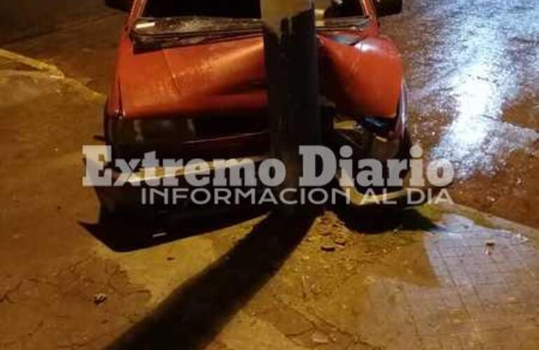 Imagen de Hace momentos: Fuerte accidente de un automóvil