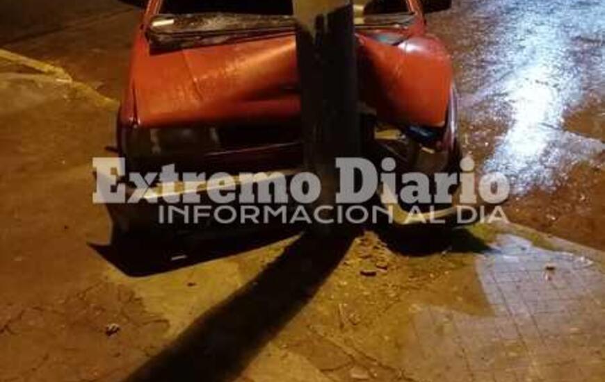 Imagen de Hace momentos: Fuerte accidente de un automóvil