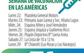 Imagen de Semana de Vacunaci&oacute;n en las Am&eacute;ricas