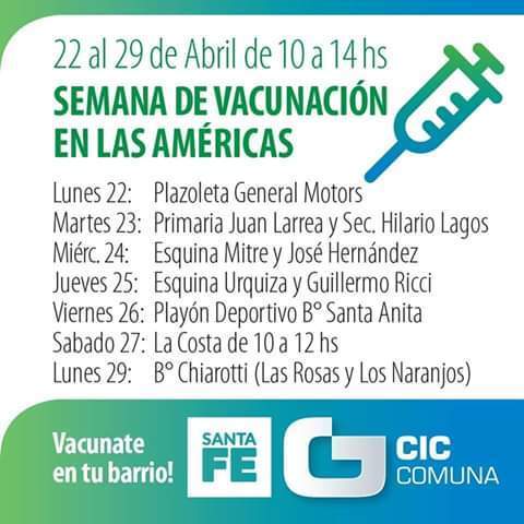 Imagen de Semana de Vacunaci&oacute;n en las Am&eacute;ricas