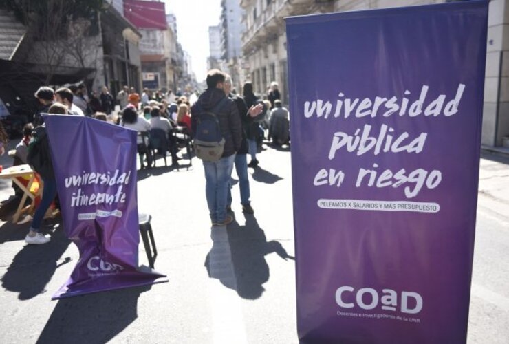 Los docentes de la UNR y la UTN dispusieron un paro de 48 horas para este miércoles y jueves. Foto: Archivo La Capital.