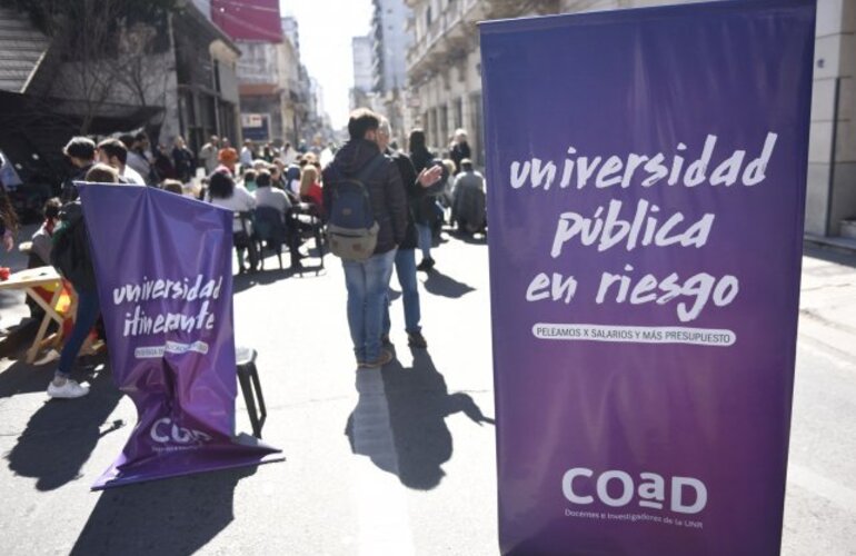 Los docentes de la UNR y la UTN dispusieron un paro de 48 horas para este miércoles y jueves. Foto: Archivo La Capital.