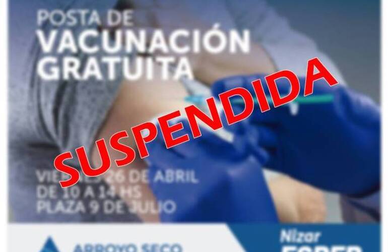 Imagen de Suspenden actividad hasta nuevo aviso