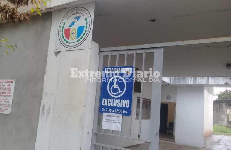 El edificio del Registro Civil está en 9 de Julio 237.