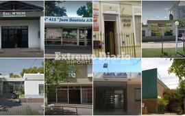 55 mesas de votación en ocho escuelas.