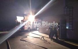 Imagen de Alarma en la Axion por un principio de incendio