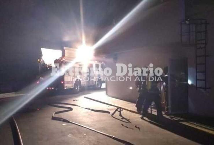 Imagen de Alarma en la Axion por un principio de incendio
