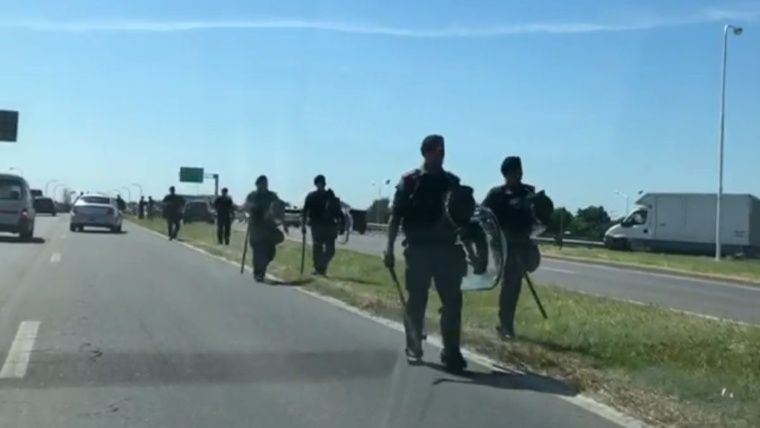 Gendarmer&iacute;a controlaba en avenida Circunvalaci&oacute;n.