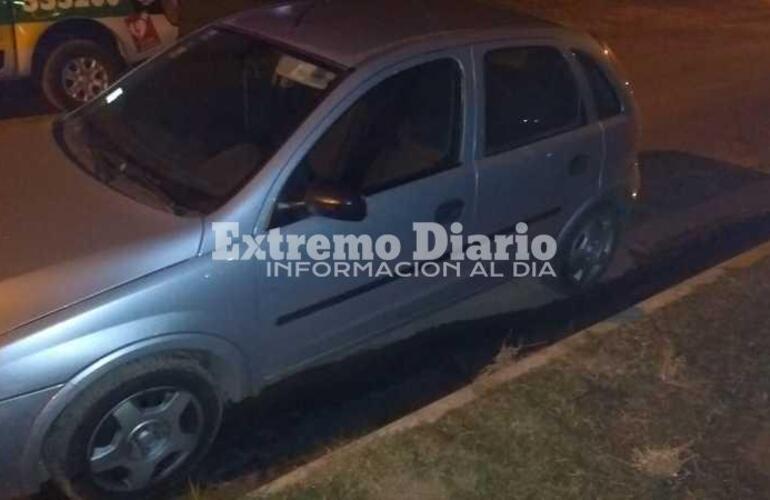 Robado. El auto había sido sustraído en la ciudad de Rosario hace algunos días.