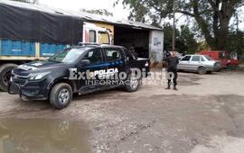 Procedimiento. Las actuaciones a cargo de Comando y de CAU Pueblo Esther tuvieron lugar cerca de las 16:30 hs.