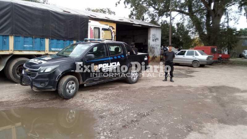 Procedimiento. Las actuaciones a cargo de Comando y de CAU Pueblo Esther tuvieron lugar cerca de las 16:30 hs.