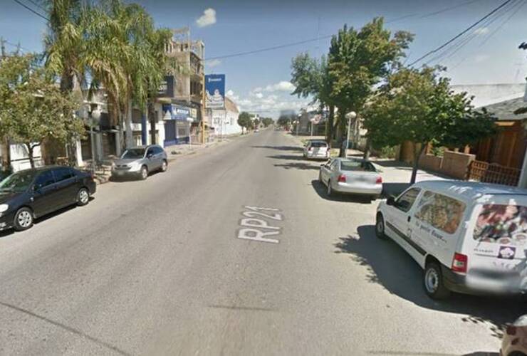 El incidente se sucedió sobre calle 14 de Febrero. Foto: Google Maps