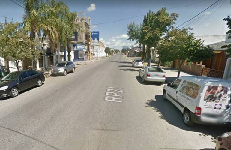 El incidente se sucedi&oacute; sobre calle 14 de Febrero. Foto: Google Maps