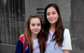 Representantes del Vóley "Panza": Lola y Ornella conformarán los planteles Sub 13 y Sub 17 del Seleccionado Rosarino.