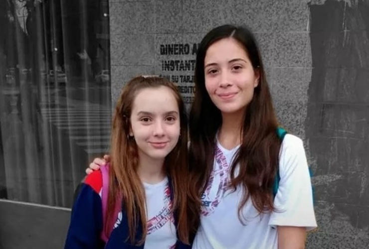 Representantes del Vóley "Panza": Lola y Ornella conformarán los planteles Sub 13 y Sub 17 del Seleccionado Rosarino.