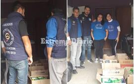 Imagen de El Sindicato de Camioneros entreg&oacute; las donaciones de sus afiliados