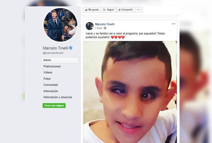 Foto: captura de pantalla Facebook