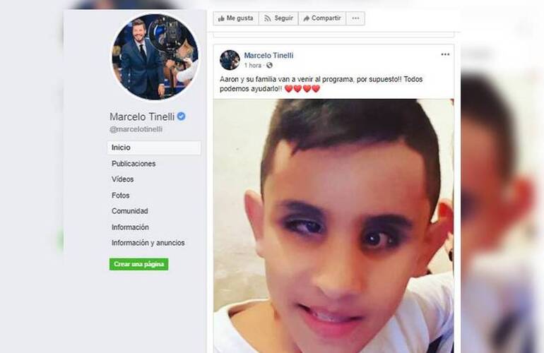 Foto: captura de pantalla Facebook