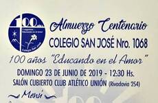 Imagen de Colegio San José: Sigue la venta de las tarjetas para el festejo centenario