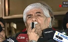 Imagen de Moyano, tras el allanamiento a Camioneros: "No vamos a abandonar la lucha"