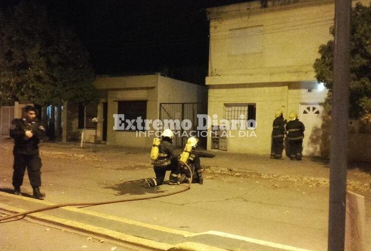 Imagen de Bomberos convocados por pérdida de gas