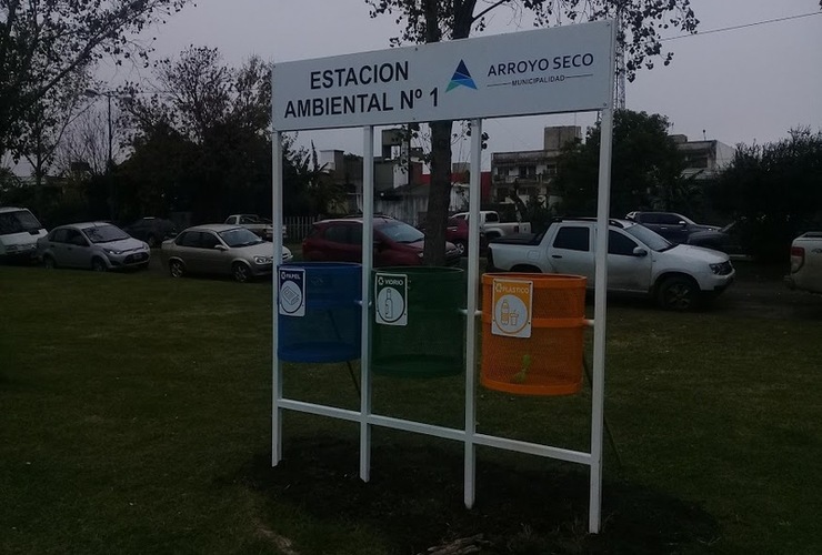 Imagen de A separar residuos: Inauguran primera estación ambiental