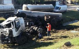 La impactante escena del accidente.  Foto: Rosario3.com