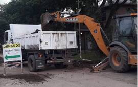 Imagen de Comenzaron las obras en calle Rivadavia