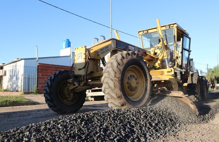 Imagen de Continúan los trabajos de escoriado