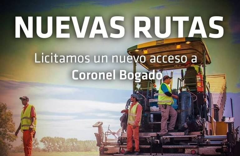 Imagen de Día histórico para Coronel Bogado: Se abrirán las ofertas para la pavimentación de la Ruta 25S