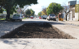 Imagen de Continúan con los trabajos de reparación de calles