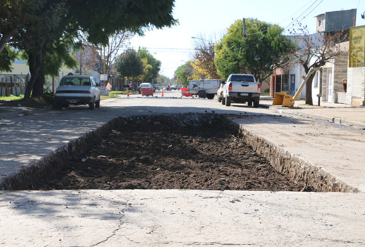 Imagen de Continúan con los trabajos de reparación de calles