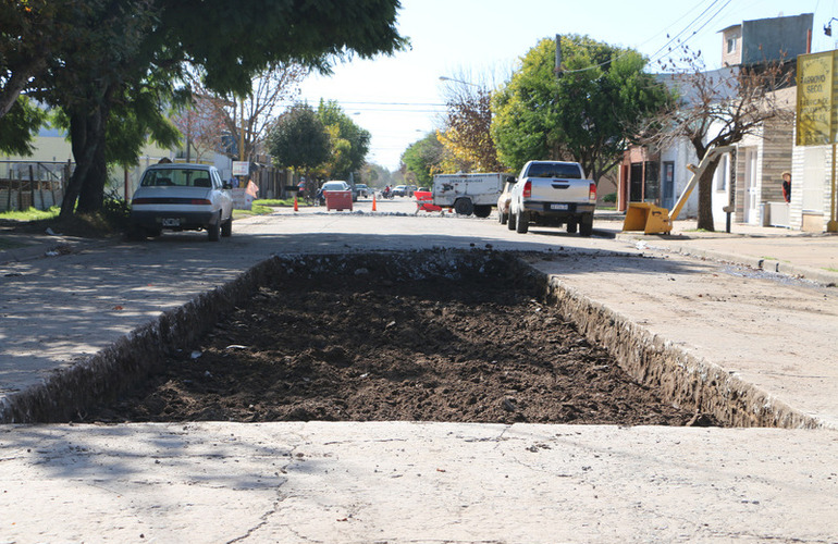 Imagen de Continúan con los trabajos de reparación de calles