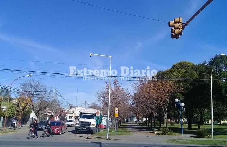 Imagen de Volvieron a colocar la cámara de Humberto Primo y Ruta 21