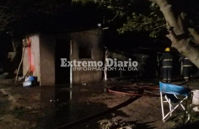 Imagen de Familia de Fighiera perdió todo en un incendio