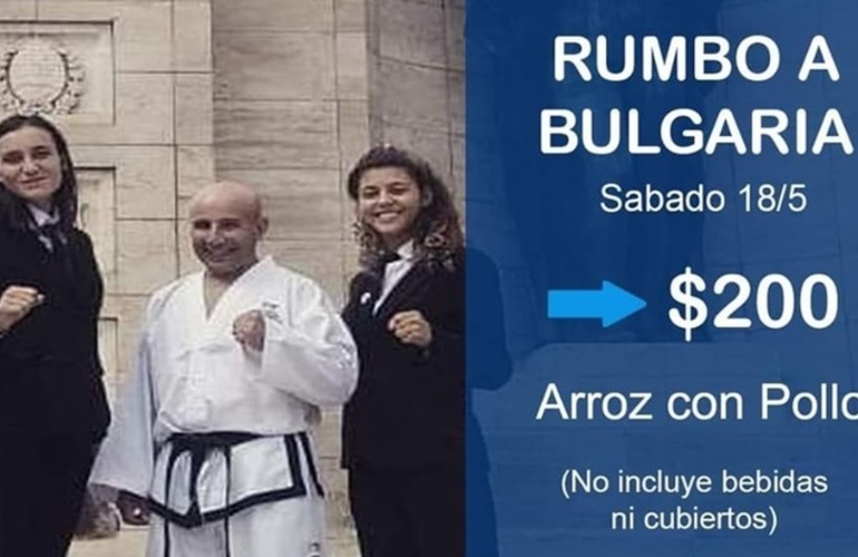 Objetivo Bulgaria. Los deportistas apuestan a la apoyo de la gente para cumplir otro sue&ntilde;o.