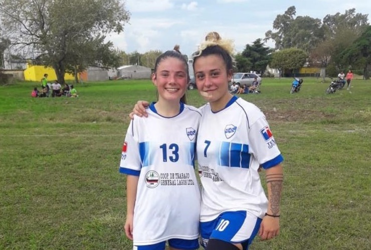 Luana Araujo y Mailén Aguirre, jugadoras de Libertad de General Lagos, pasarán a formar parte del "Rojo y Negro".