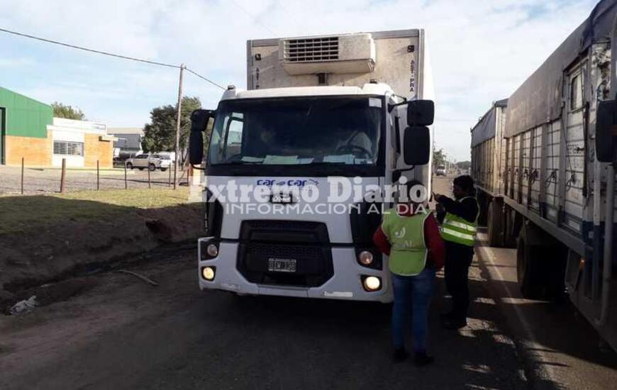 Imagen de Bromatolog&iacute;a encabez&oacute; controles sobre Ruta 21