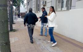 Los Ribeca cuando se retiraban de La Municipalidad