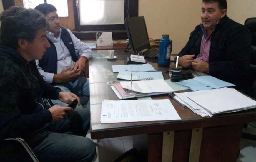 En la municipalidad. El encuentro fue esta ma&ntilde;ana en las oficinas de Gobierno.