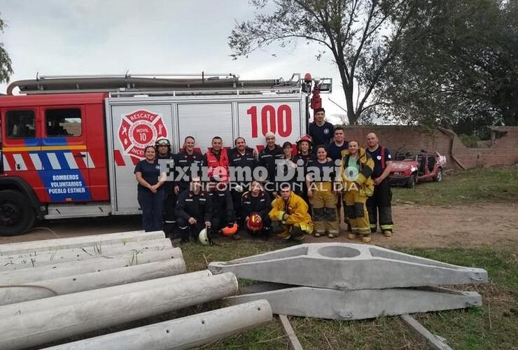 Imagen de Capacitación a aspirantes de Bomberos Voluntarios de P. Esther