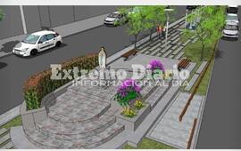 La Comuna restaurará el espacio de Alberdi y Juan D. Perón.