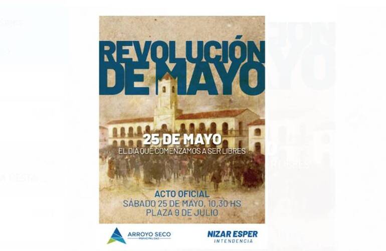 Imagen de Invitación al Acto Oficial del 25 de Mayo