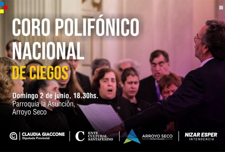 Imagen de Arroyo Seco: Concierto del Coro Polifónico Nacional de Ciegos