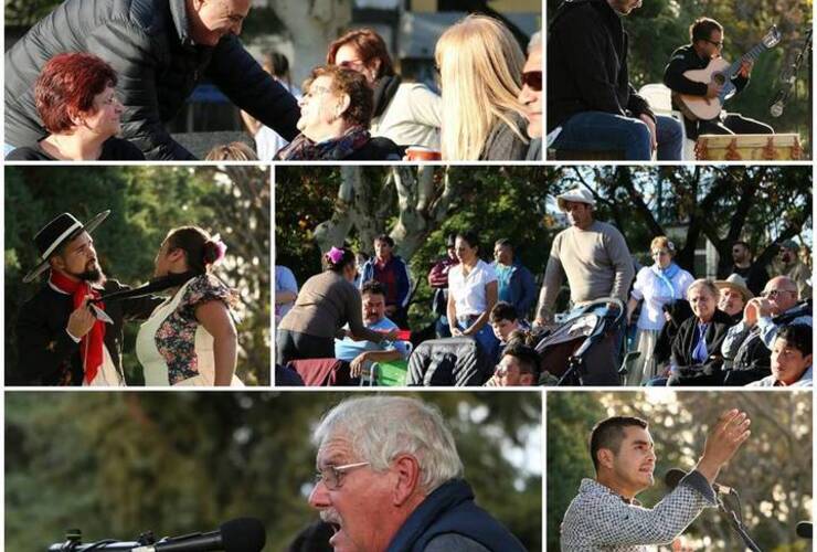 Imagen de 25 de Mayo con Peña Folklórica en la Anfiteatro
