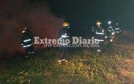 Imagen de Incendio en una cava con basura