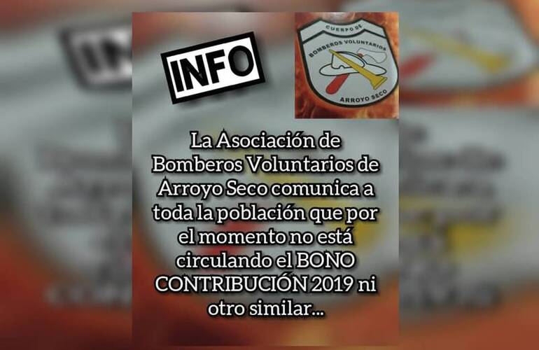 Imagen de Bomberos no tiene rifa