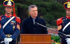 Imagen de Mientras el país está parado, habló Macri en el Día del Ejército: "Queremos una Argentina cada vez más segura"
