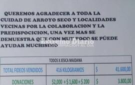 Imagen de En la Campaña Todos por Jésica Maidana se vendieron más de 400 kilos de fideos